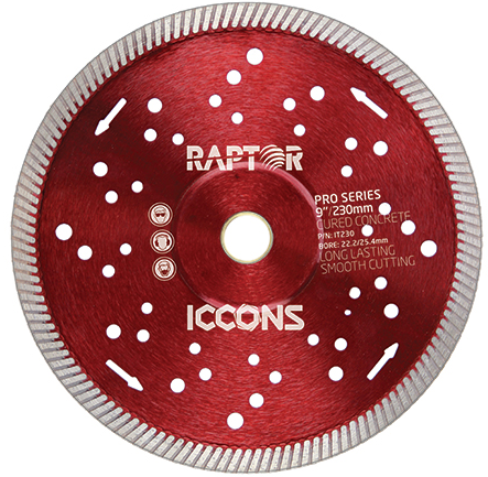 ICCONS TURBO 115MM BLADE RED